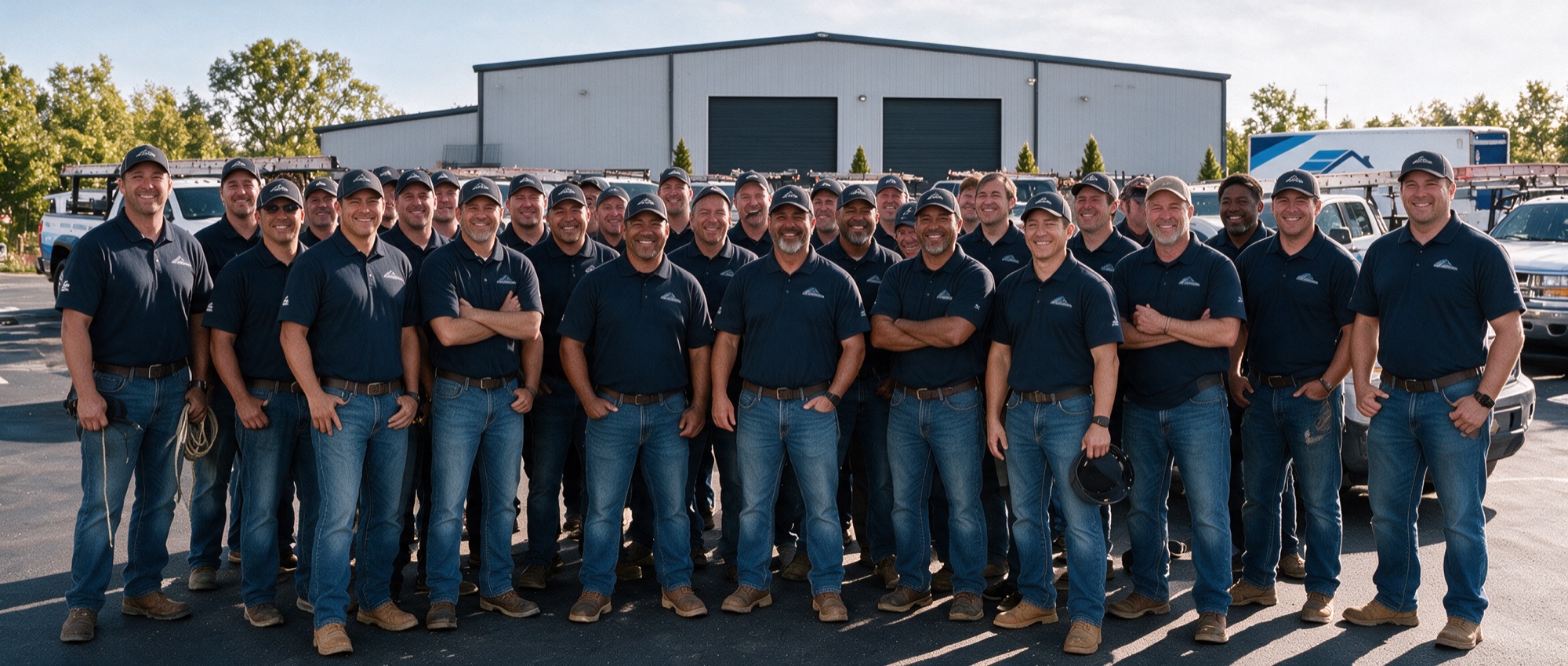 The Zuper Roofing crew